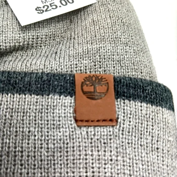 Timberland Unisex Stretch Midweight Knit Cuffed Beanie Hats x 2 Bundle NWT - Picture 7 of 9